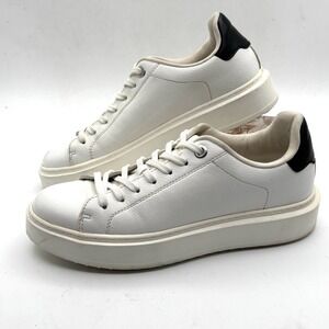 Steve Madden Catcher Platform Casual Shoes Women's Size 8 Med, White Sneaker